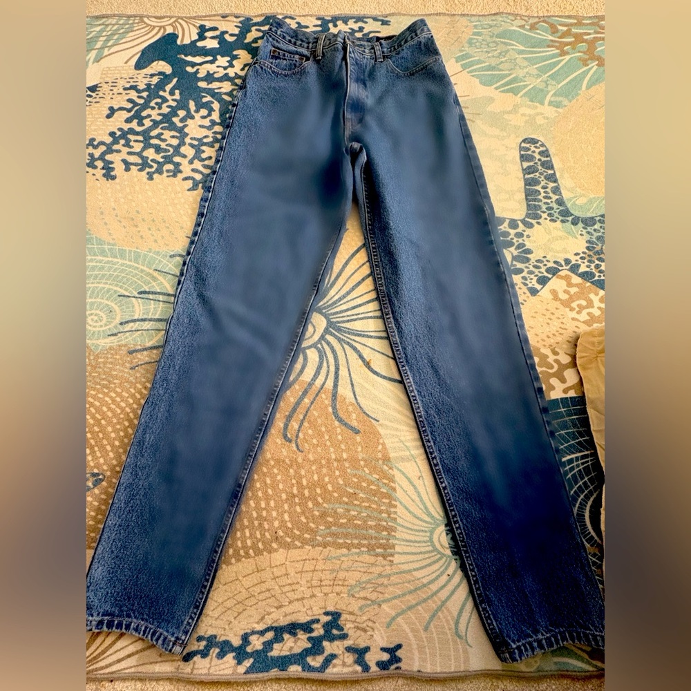 Eddie Bauer Blue Jeans with Classic Denim Features